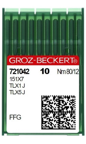 Aguja Groz-beckert® 151x7/151x5/60 M 80/12 - Ffg