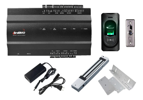 Imagen 1 de 10 de Combo Placa Acceso Biométrico 1 Puerta Zkteco® Con 1 Lector