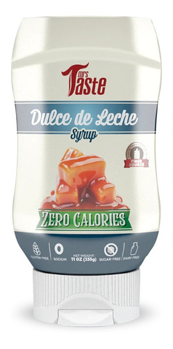 Imagen 1 de 3 de Syrup De Dulce De Leche Mrs Taste Sin Azúcar 0 Calorías 335 