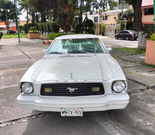 Mustang Placa Autoantiguo Vestiduras Y Carrocería En Blanco