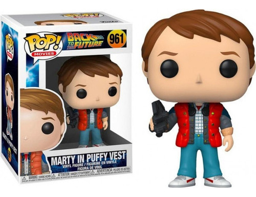 Funko Pop! Movies: Bttf- Marty In Puffy Vest #961 Nuevo