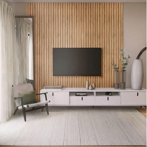 Painel Ripado De Poliestireno 12 Barras De 2,85m Ca