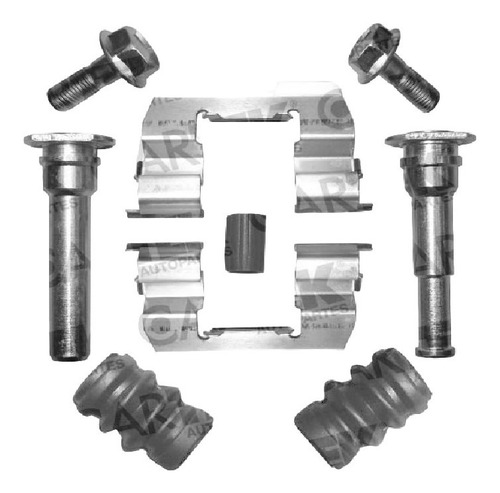 Kit Herrajes De Balatas P/hyundai Atos 2004-2005-2006 Del Ck