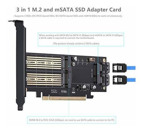 Yateng M.2 Nvme To Pcie Adapter