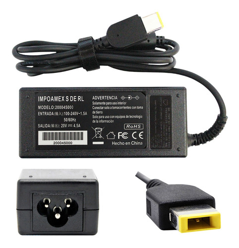 Cargador Lenovo 0a36261 0b47465 45n0265 20v 4.5a