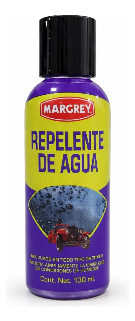 Repelente de Agua Margrey Multiusos para Cristales Vidrios Canceles parabrisas cascos de moto