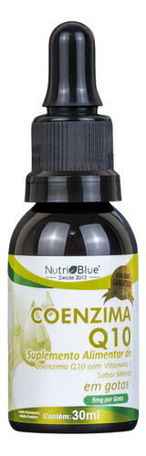 Coenzima Q10 Em Gotas - Nutriblue 30ml