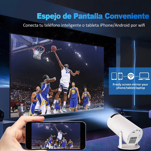 Proyector Portátil Con Consola Uhd Wifi Bluetooth + Control