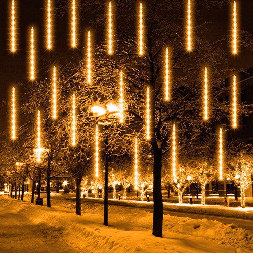 Funpeny Luces De Lluvia De Meteoros, 288 Led Luces De Nav...