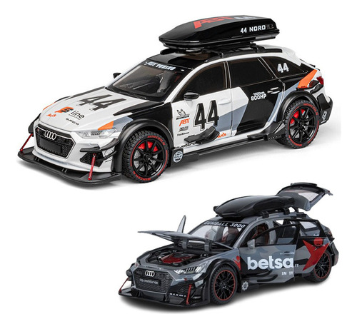 Audi Rs6 Gt Track Tuning Edition Miniatura Metal Coche 1/24
