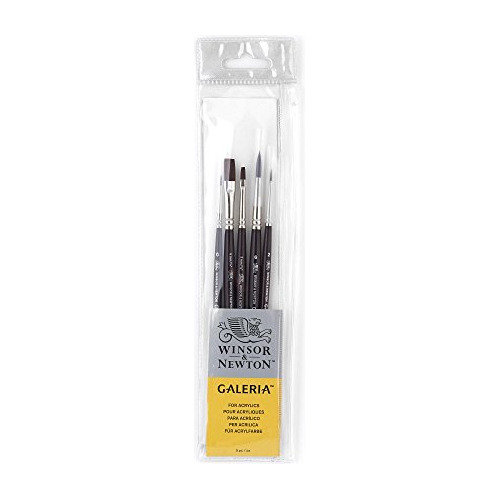 Cepillo De Mango Corto Galeria De Winsor & Newton (paquete D