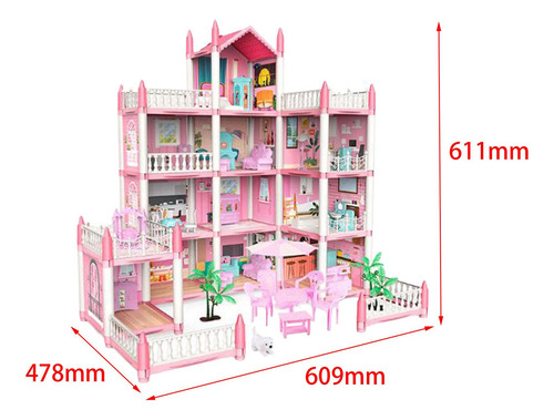 Casa De Muñecas Building Playset Juguetes For Estilo A