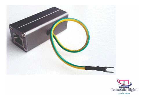 Imagen 3 de 3 de Ethernet Poe +/rj-45 Protection Surge Protector (blindado)