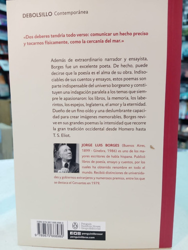 Imagen 2 de 3 de Poesía Completa Jorge Luis Borges Debolsillo -sd