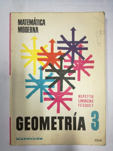 Geometría 3 Matemática Moderna  Repetto