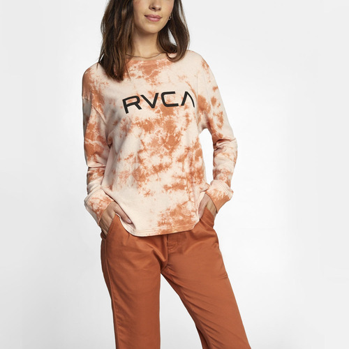 Polera M/l Mujer Big Rvca Ls Multicolor Rvca