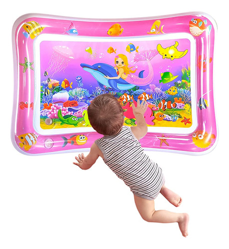 Tummy Time Water Play Mat, Baby Water Play Mat Para Niños Y 