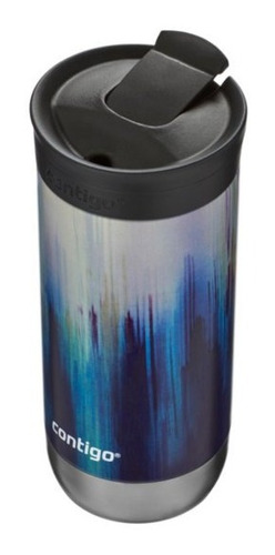 Imagen 1 de 1 de Vaso térmico Contigo Huron 2.0 airbrush color azul 473mL