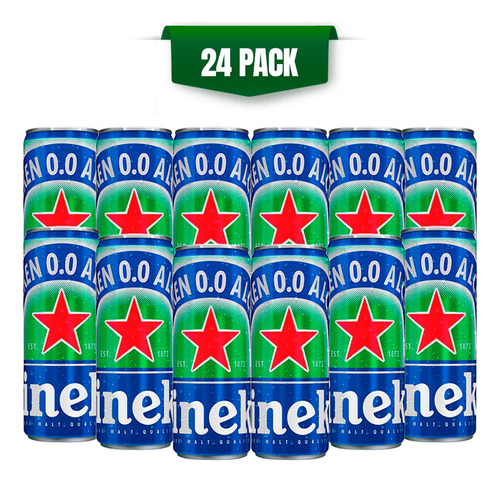 Cerveza Heineken 0.0% 4x6 Lat 355ml