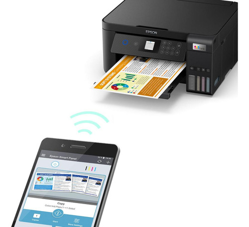 Imagen 11 de 12 de Impresora a color multifunción Epson EcoTank L4260 con wifi negra 100V/240V