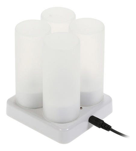 - Lámpara Led Con Forma De Vela (pilas), Velas Y Vasos,