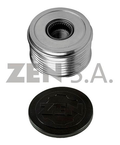 Imagen 1 de 8 de Polea Alternador Ford Bosch Libre 7pk 17mm