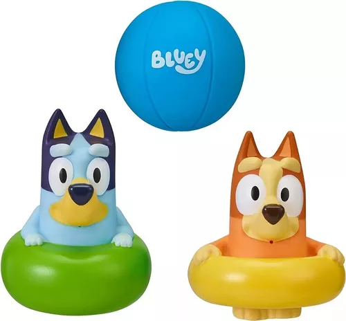 Bluey Set Figuras Lanza Agua P/baño 13063