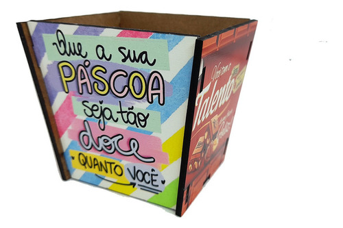 Cachepot Feliz Páscoa Com Chocolates Você É Um Talento