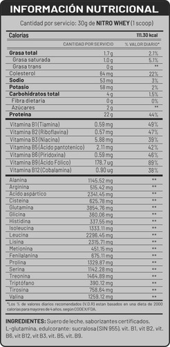 Nitro Whey 5 Kg - Universe Nutrition / ¡envío Gratis!