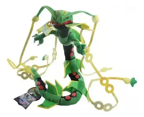Novo Shiny Mega Rayquaza Peluche Mueca Juguete Navidad