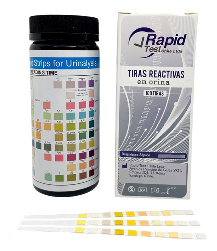 Tiras Reactivas Rapidtest (100 Unidades)