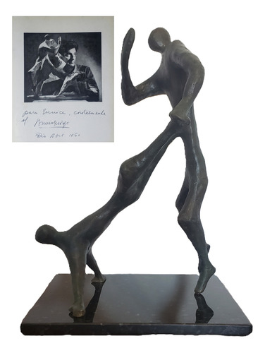 Bruno Giorgi Capoeira Escultura Bronze Livro Dedicatória