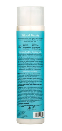 Imagen 2 de 3 de Acondicionador Derma E Calmante Para Cuero Cabelludo 296ml