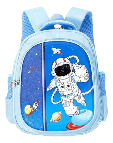 Mochila Infantil Diseño Astronauta Dw-586 Reforzada Escolar