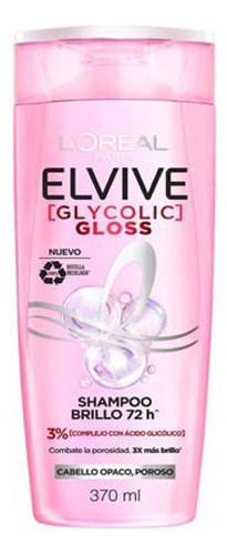 Shampoo Elvive Glycolic Gloss 370 Ml