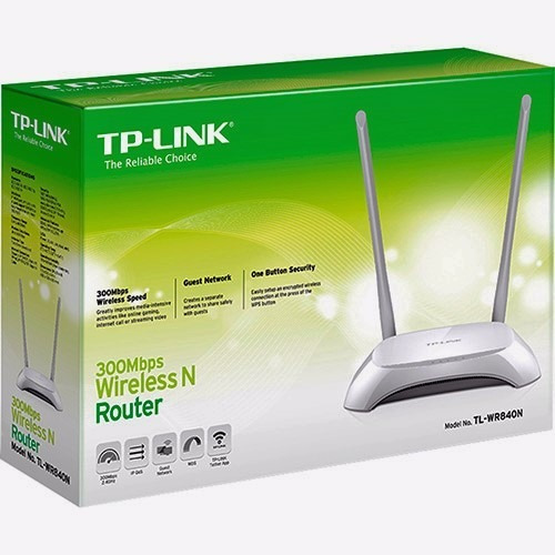 Router Wi Fi Tp-link Tl-wr840n 300mbps 2 Antenas Ramos Mejia