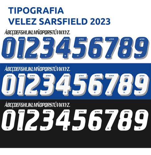 Tipografía Velez Sarsfield 23/2024  