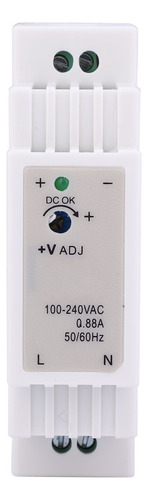 Fuente De Alimentación De Riel Din De 24 V Dr-15-24 Con Conm
