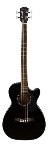 Bajo Electro Acustico Fender Cb-60sce Fishman Laurel Acabado Del Cuerpo Brillo Cantidad De Cuerdas 4 Color Negro Orientación De La Mano Diestro