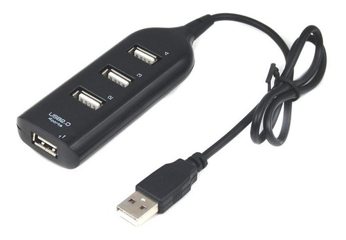 Adaptador 4 Puertos Usb 2.0 Ampliador Hub