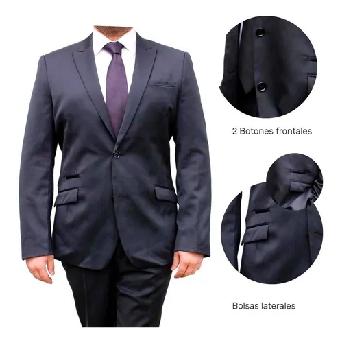 Saco de vestir negro hotsell