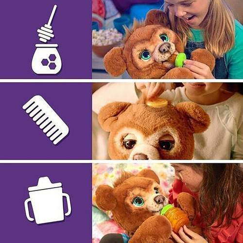 Muñeco De Pelucia Interactivo Con Forma De Oso Curioso De Br