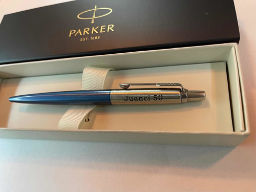 Lapicera Parker Jotter Con Grabado De Texto O Logo