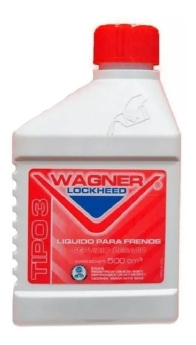 Liquido De Frenos Wagner Lockheed Dot 3 X 500cc