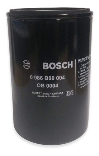 Filtro Oleo Bosch New Beetle Golf Audi A3 1.6 1.8 0986b00004