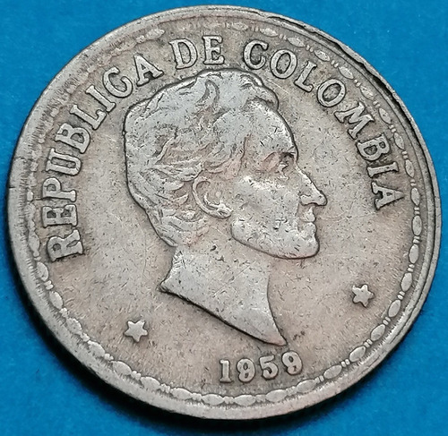 Colombia Moneda 20 Centavos 1959