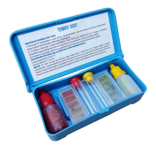 Test Kit Medidor De Ph Y Cloro Para Piscina - Tecnoclor