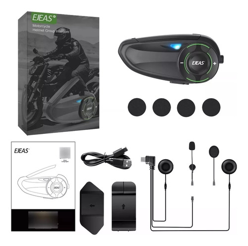 Intercomunicador Ejeas Q8 Pro Bluetooth Moto Original !! X1