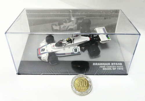 Miniatura Diecast 1/43, F1, Brabham Bt44b José Carlos Pace