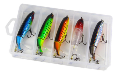 5 Piezas Fishing Señuelos Señuelos De Pesca Cebos 10 Cm